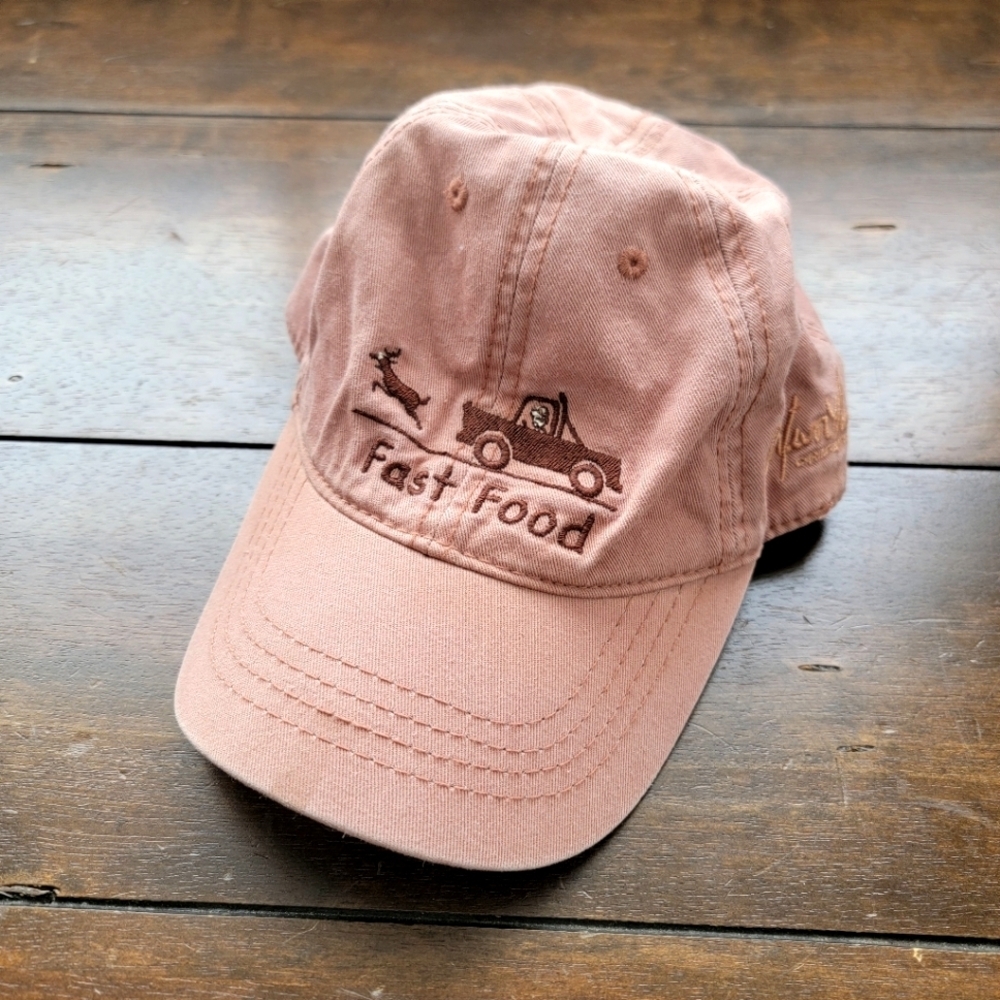 y2k Jeff Foxworthy You Might Be A Redneck Fast Food Hat OS Brown Rust